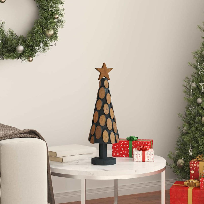 Load image into Gallery viewer, Vidaxl kerstboom met standaard bruin 61 cm massief teakhout