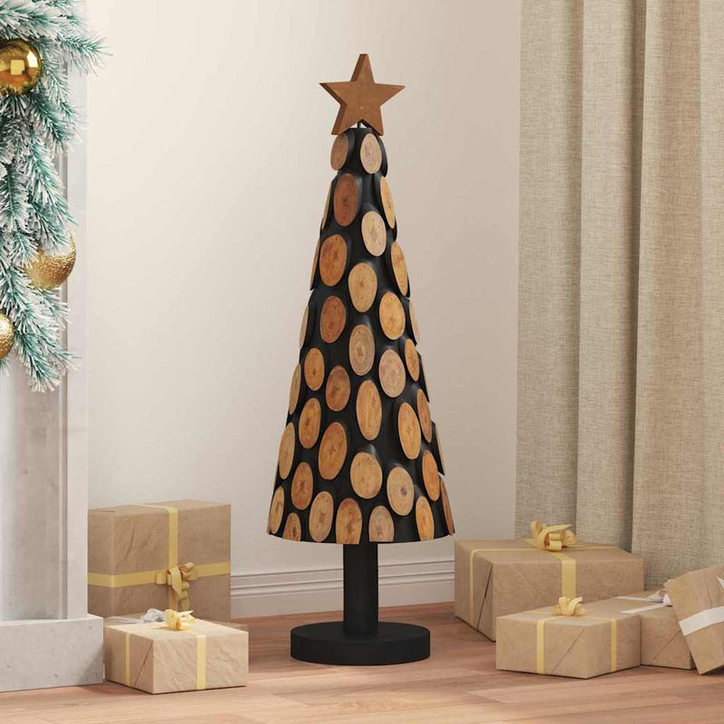 Load image into Gallery viewer, Vidaxl kerstboom met standaard bruin 90 cm massief teakhout