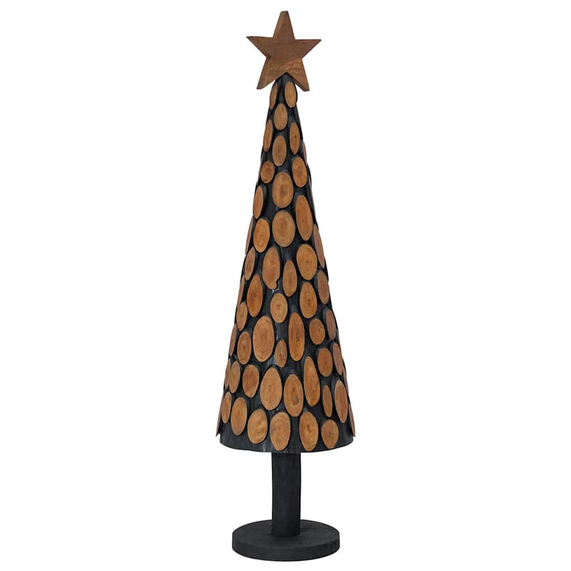Load image into Gallery viewer, Vidaxl kerstboom met standaard bruin 120 cm massief teakhout