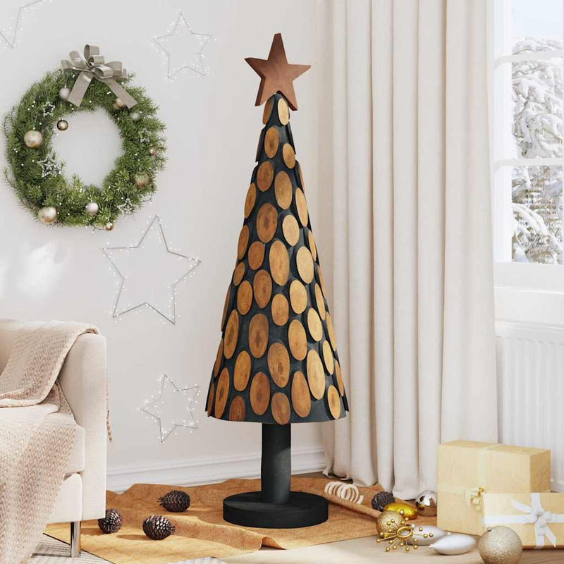 Load image into Gallery viewer, Vidaxl kerstboom met standaard bruin 149 cm massief teakhout