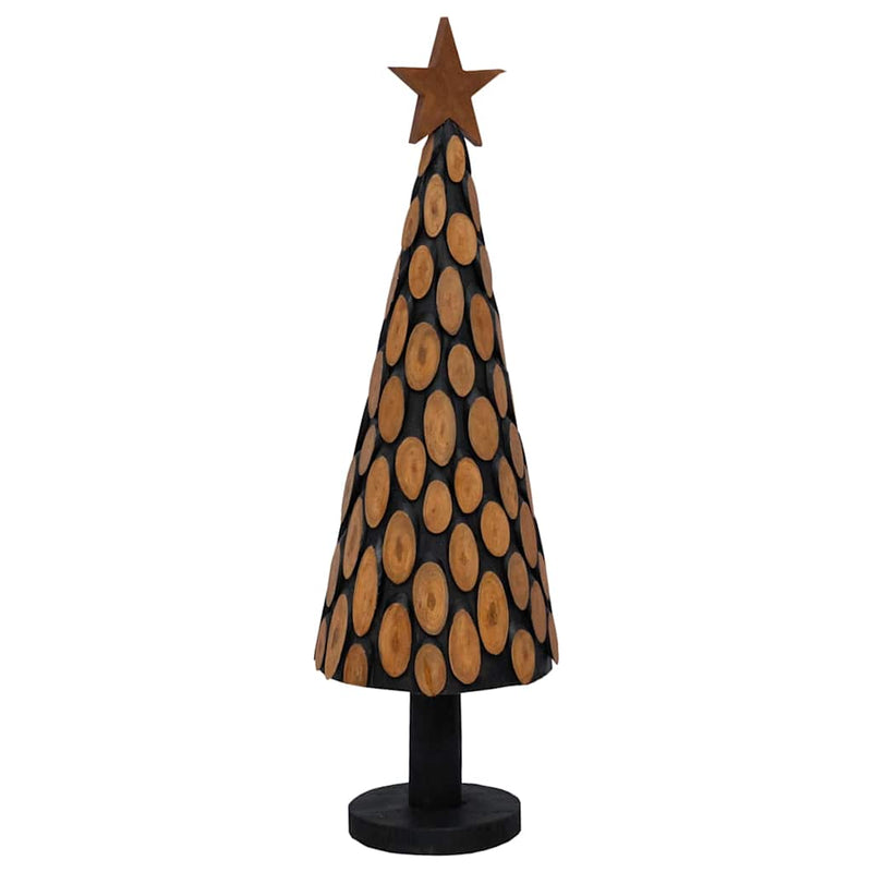 Load image into Gallery viewer, Vidaxl kerstboom met standaard bruin 149 cm massief teakhout