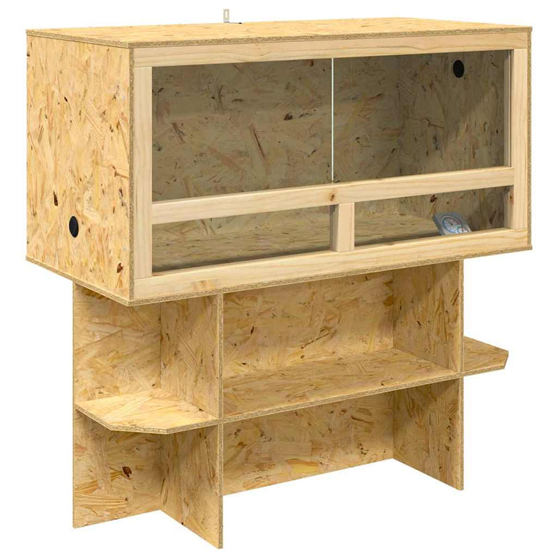 Load image into Gallery viewer, Vidaxl terrarium bruin 100 x 50 x 100 cm osb