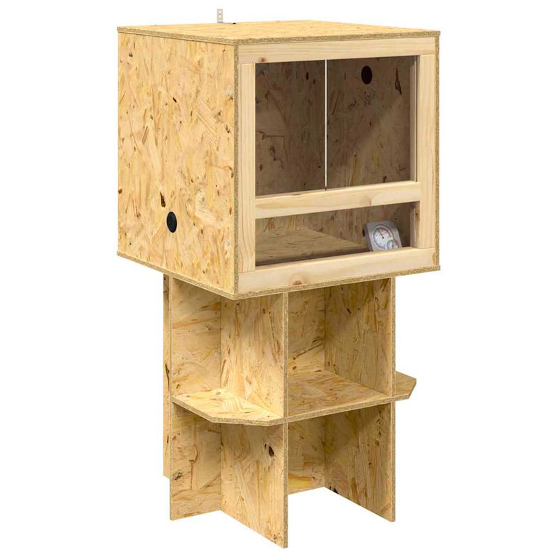 Load image into Gallery viewer, Vidaxl terrarium bruin 50 x 50 x 100 cm osb