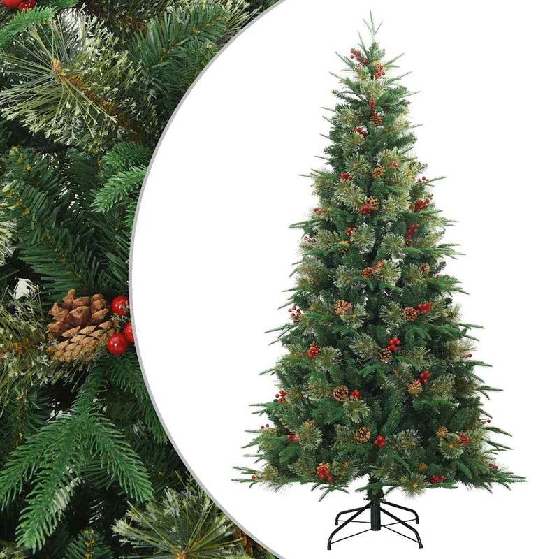 Load image into Gallery viewer, Vidaxl kunstmatige inklapbare kerstboom groen 180 cm pvc, pe en staal