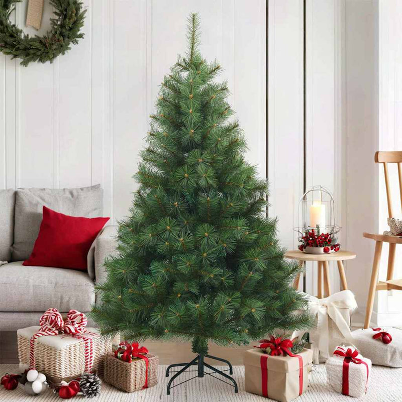 Load image into Gallery viewer, Vidaxl kunstmatige inklapbare kerstboom groen 150 cm pvc, staal