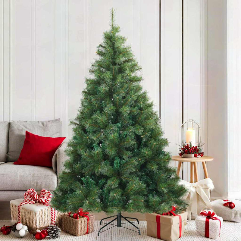 Load image into Gallery viewer, Vidaxl kunstmatige inklapbare kerstboom groen 180 cm pvc, staal