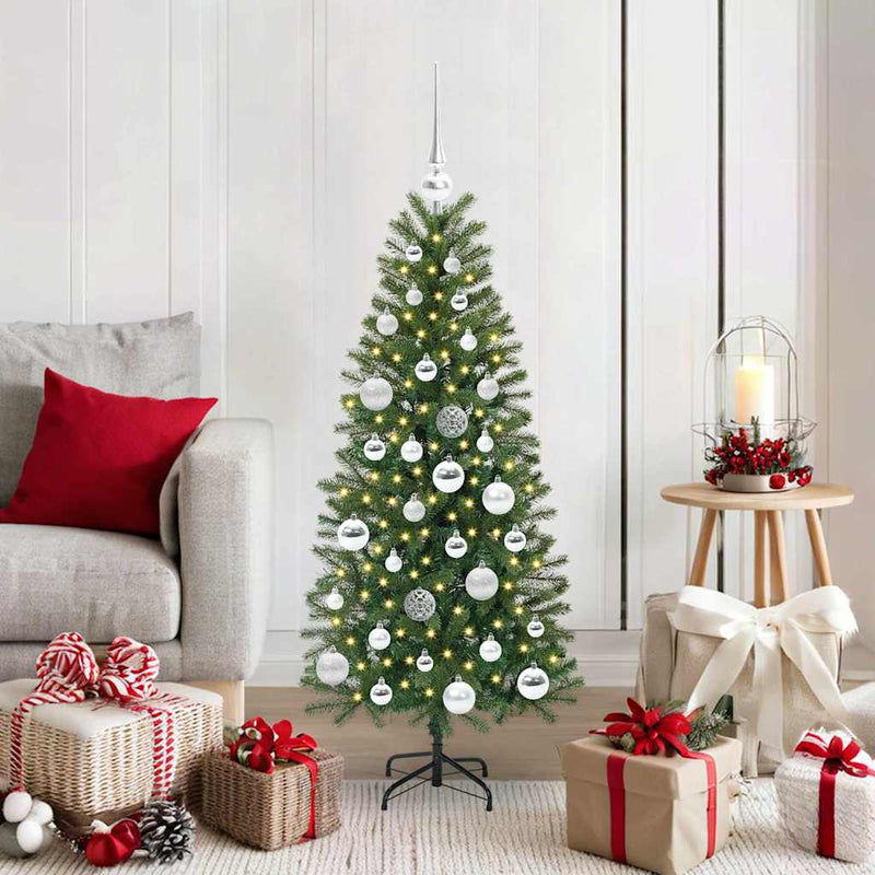 Load image into Gallery viewer, Vidaxl kunstkerstboom met 150 led met standaard groen 120 cm pe en pvc