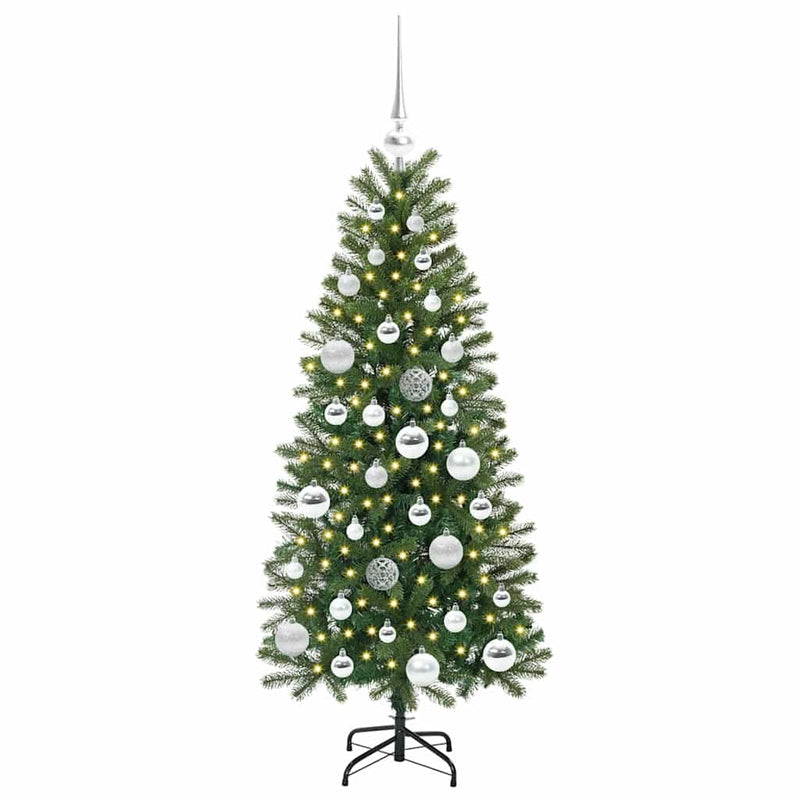 Load image into Gallery viewer, Vidaxl kunstkerstboom met 150 led met standaard groen 120 cm pe en pvc