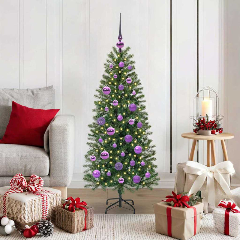 Load image into Gallery viewer, Vidaxl kunstkerstboom met 150 led met standaard groen 120 cm pe en pvc