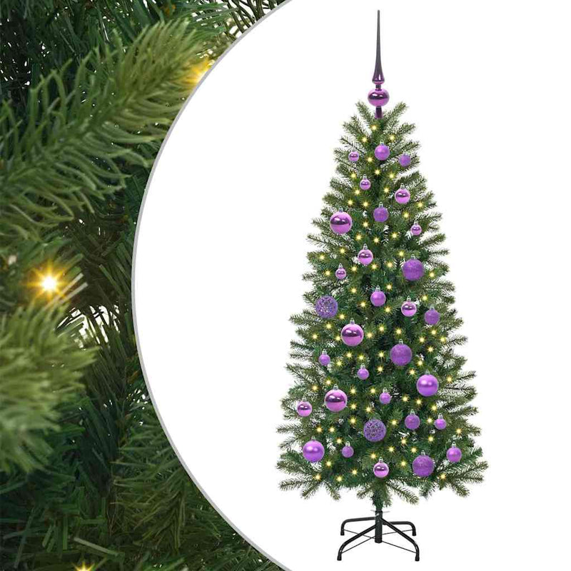 Load image into Gallery viewer, Vidaxl kunstkerstboom met 150 led met standaard groen 120 cm pe en pvc