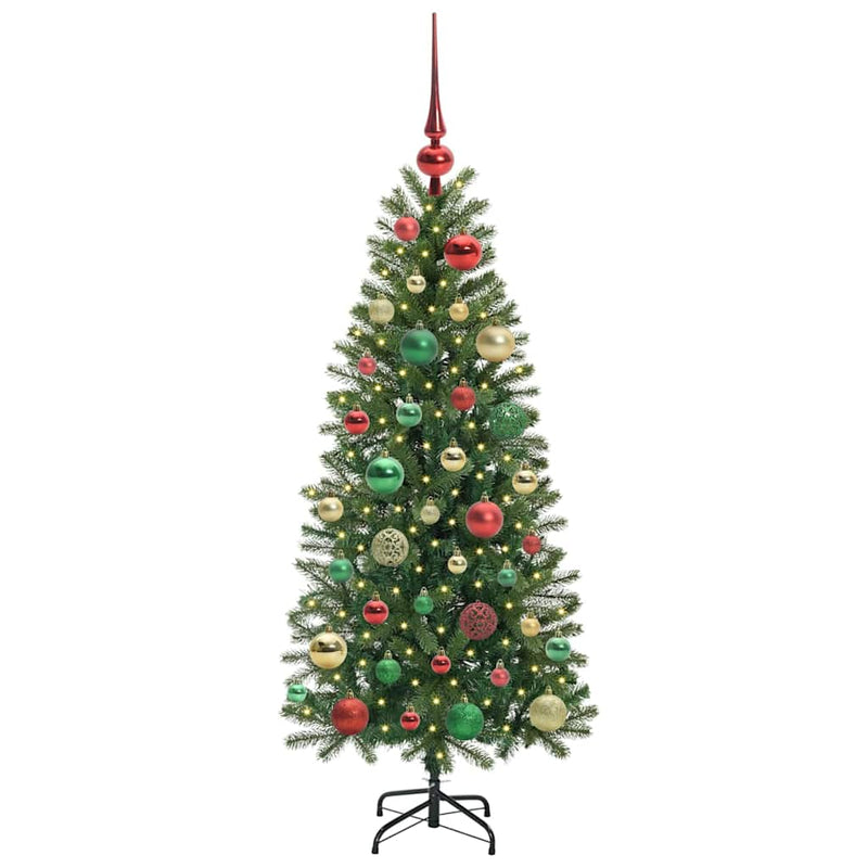 Load image into Gallery viewer, Vidaxl kunstkerstboom met 150 led met standaard groen 120 cm pe en pvc