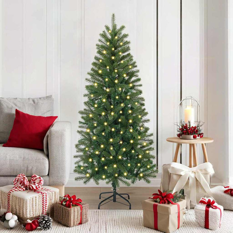 Load image into Gallery viewer, Vidaxl kunstkerstboom met 150 led met standaard groen 150 cm pe en pvc