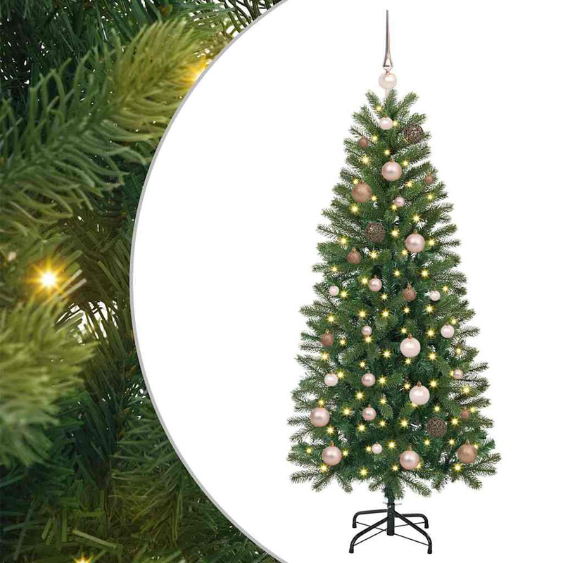 Load image into Gallery viewer, Vidaxl kunstkerstboom met 150 led met standaard groen 150 cm pe en pvc
