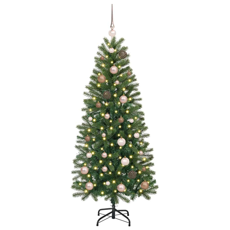 Load image into Gallery viewer, Vidaxl kunstkerstboom met 150 led met standaard groen 150 cm pe en pvc