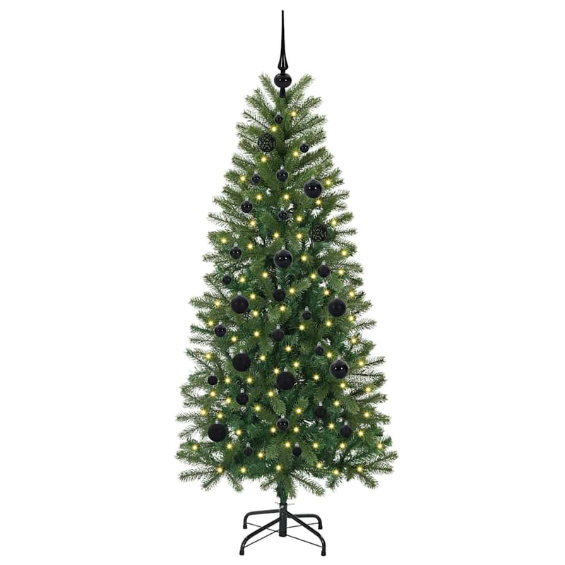 Load image into Gallery viewer, Vidaxl kunstkerstboom met 150 led met standaard groen 150 cm pe en pvc