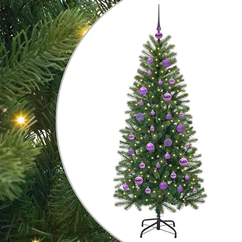 Load image into Gallery viewer, Vidaxl kunstkerstboom met 150 led met standaard groen 150 cm pe en pvc