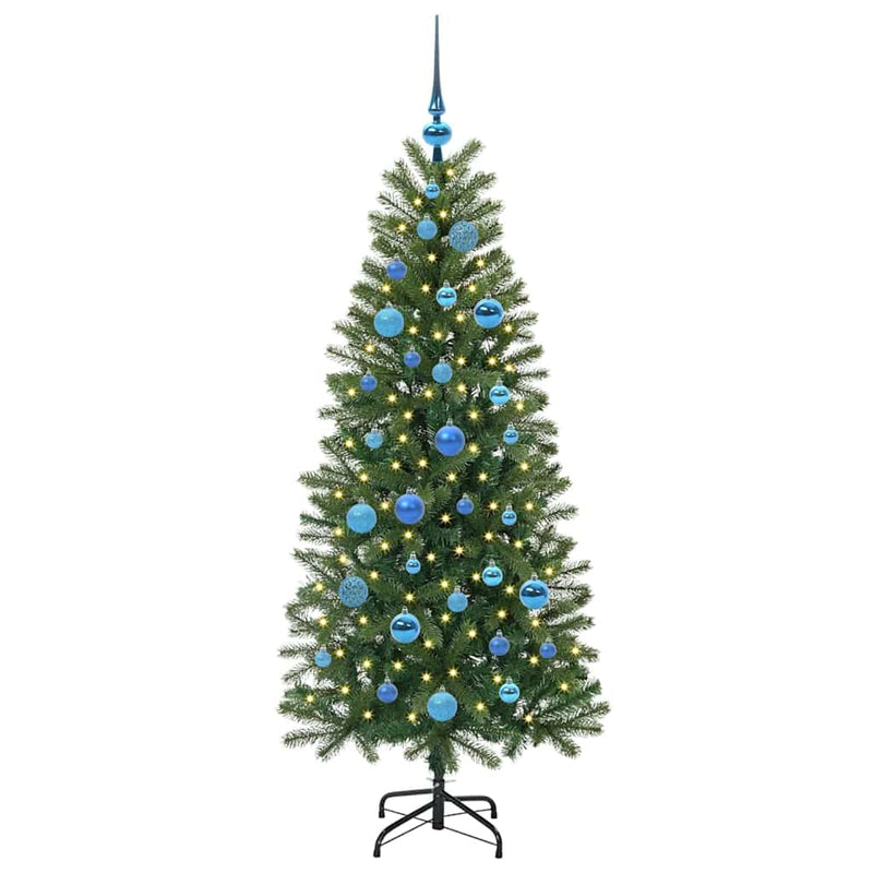 Load image into Gallery viewer, Vidaxl kunstkerstboom met 150 led met standaard groen 150 cm pe en pvc