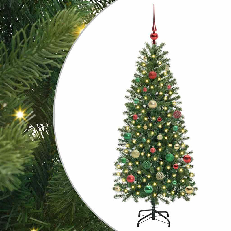 Load image into Gallery viewer, Vidaxl kunstkerstboom met 150 led met standaard groen 150 cm pe en pvc