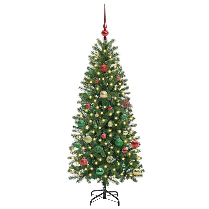 Load image into Gallery viewer, Vidaxl kunstkerstboom met 150 led met standaard groen 150 cm pe en pvc