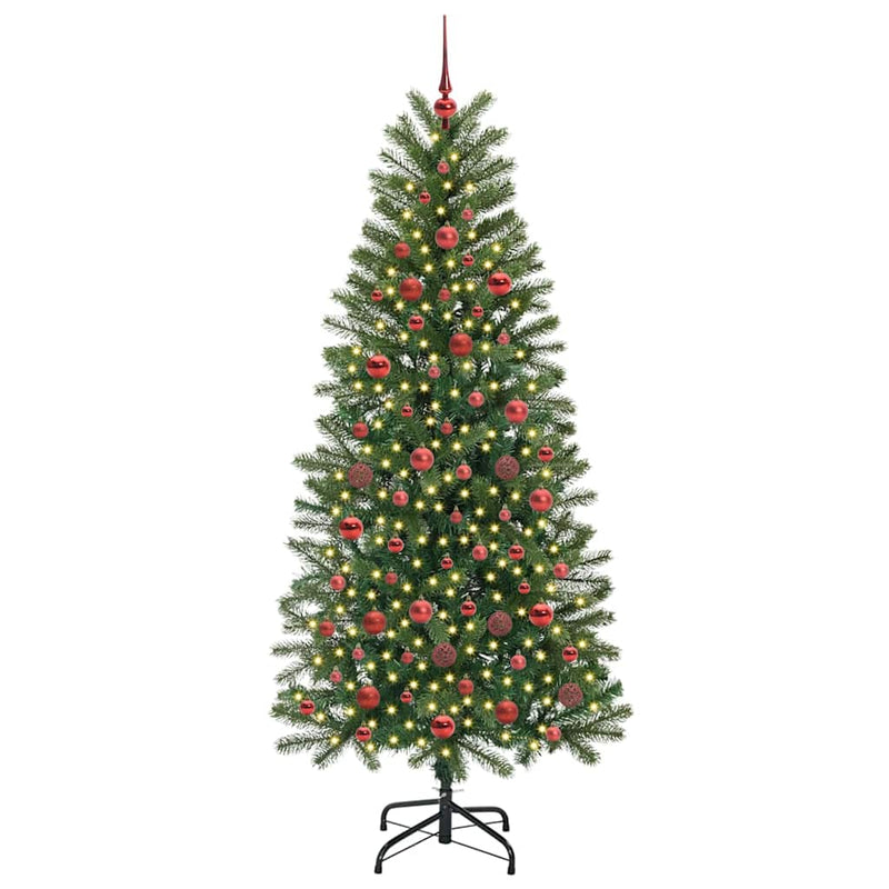 Load image into Gallery viewer, Vidaxl kunstkerstboom met 300 led met standaard groen 180 cm pe en pvc