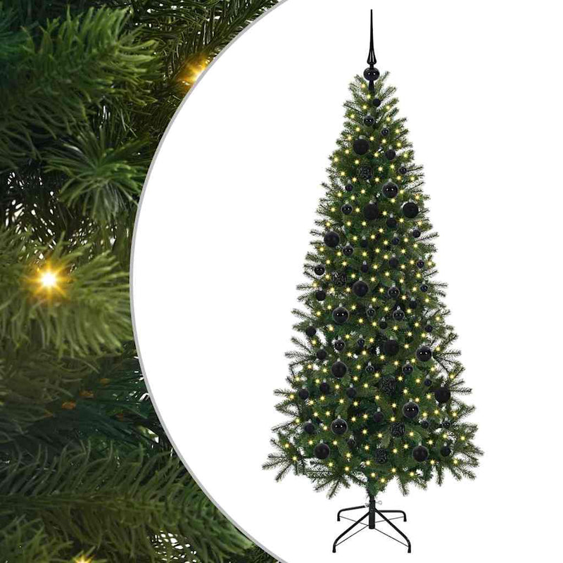 Load image into Gallery viewer, Vidaxl kunstkerstboom met 300 led met standaard groen 180 cm pe en pvc