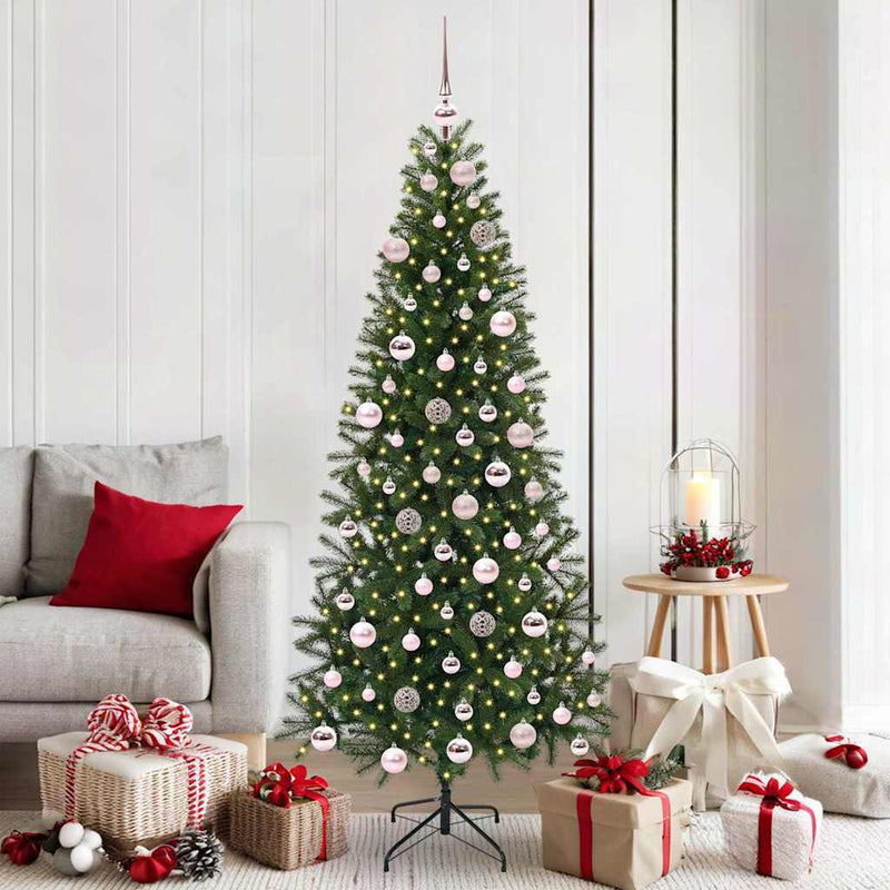 Load image into Gallery viewer, Vidaxl kunstkerstboom met 300 led met standaard groen 180 cm pe en pvc