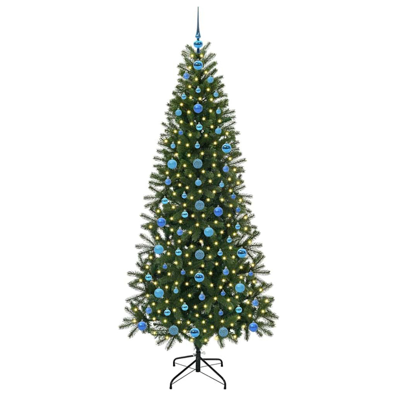 Load image into Gallery viewer, Vidaxl kunstkerstboom met 300 led met standaard groen 210 cm pe en pvc