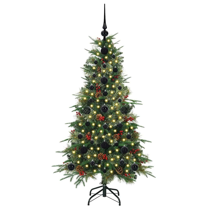 Load image into Gallery viewer, Vidaxl kunstmatige inklapbare kerstboom groen 120 cm pe en pvc