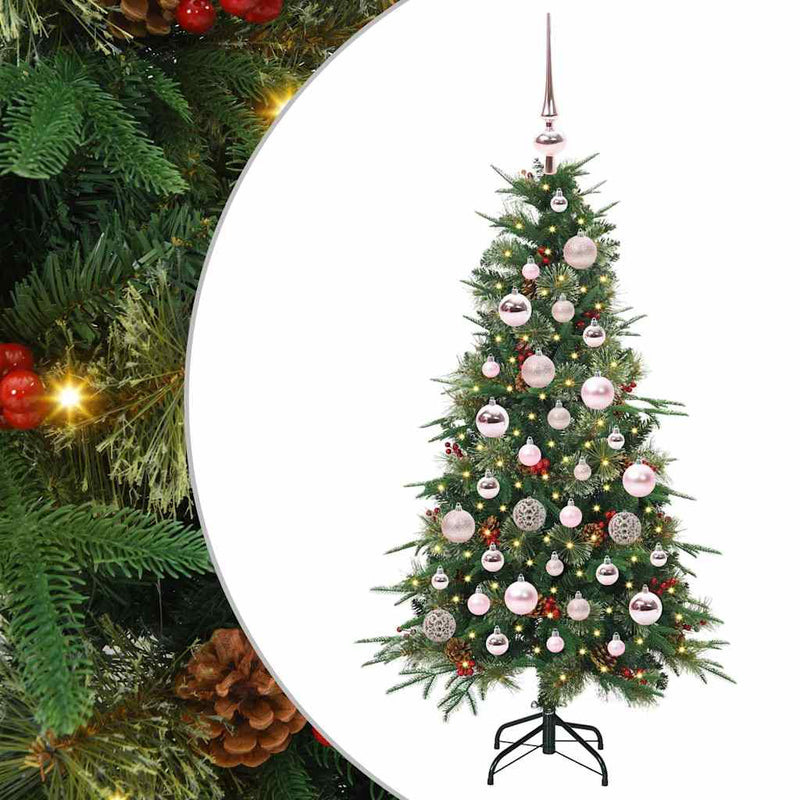 Load image into Gallery viewer, Vidaxl kunstmatige inklapbare kerstboom groen 120 cm pe en pvc