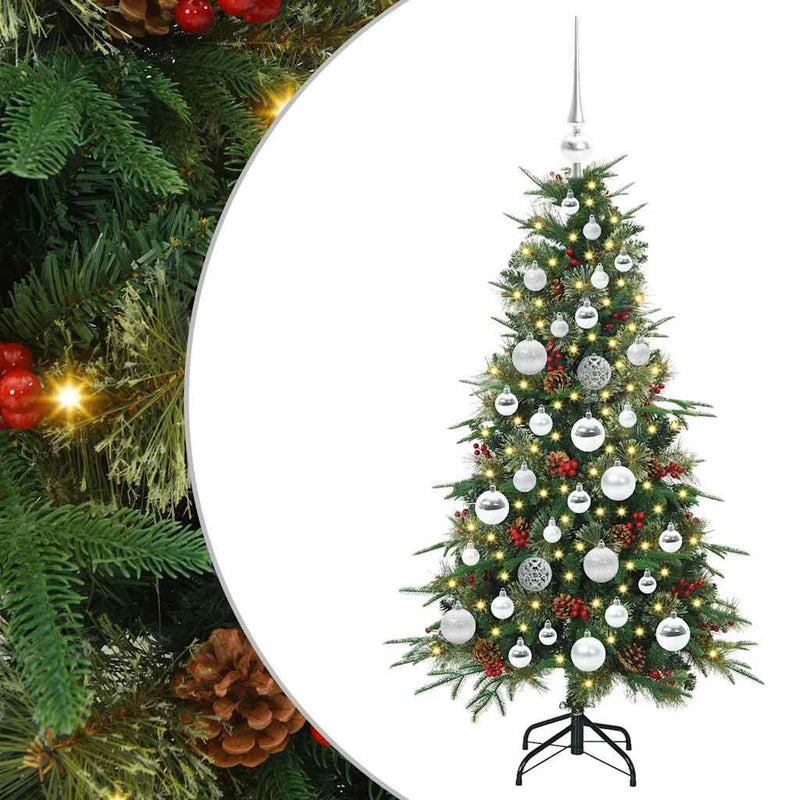Load image into Gallery viewer, Vidaxl kunstmatige inklapbare kerstboom groen 120 cm pe en pvc