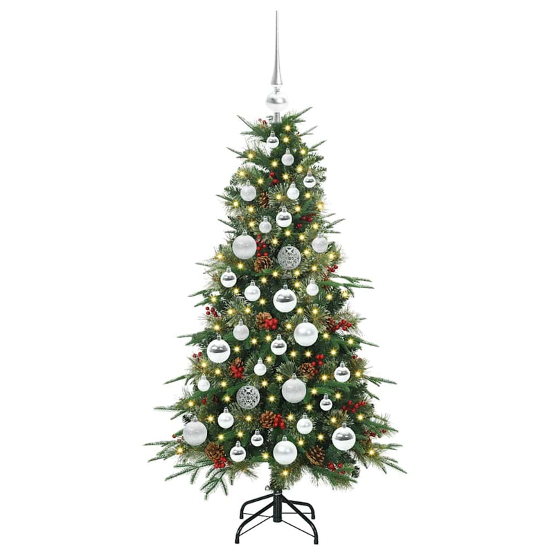 Load image into Gallery viewer, Vidaxl kunstmatige inklapbare kerstboom groen 120 cm pe en pvc
