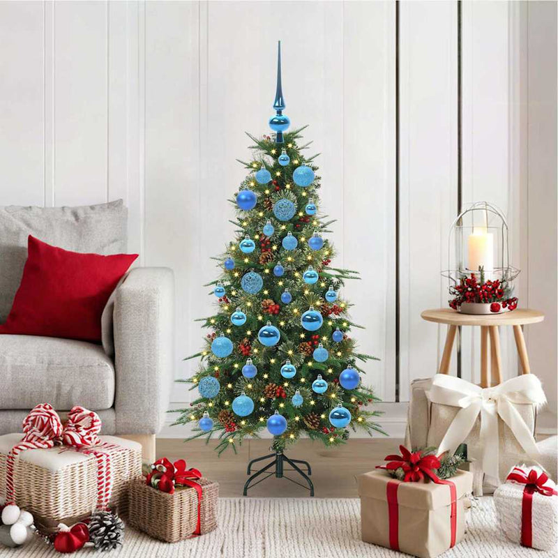 Load image into Gallery viewer, Vidaxl kunstmatige inklapbare kerstboom groen 120 cm pe en pvc