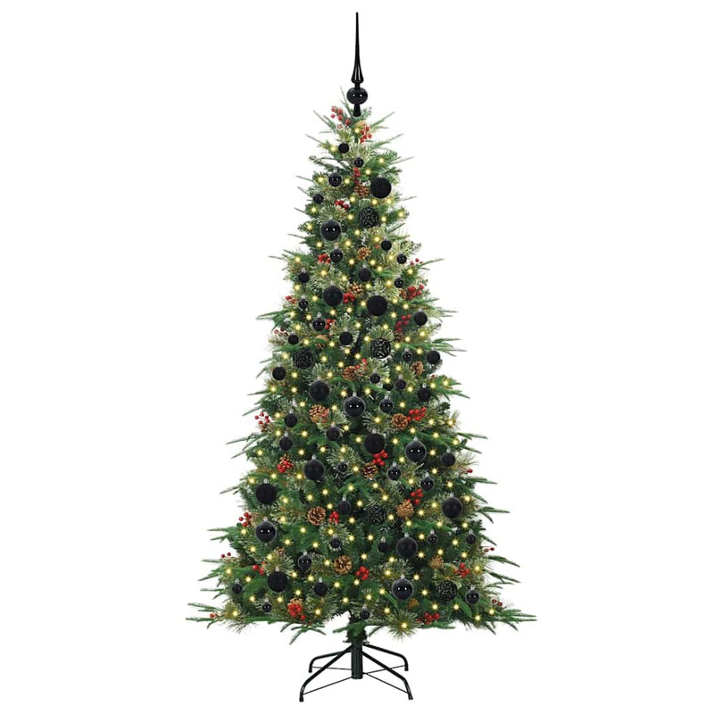 Load image into Gallery viewer, Vidaxl kunstmatige inklapbare kerstboom groen 180 cm pe en pvc