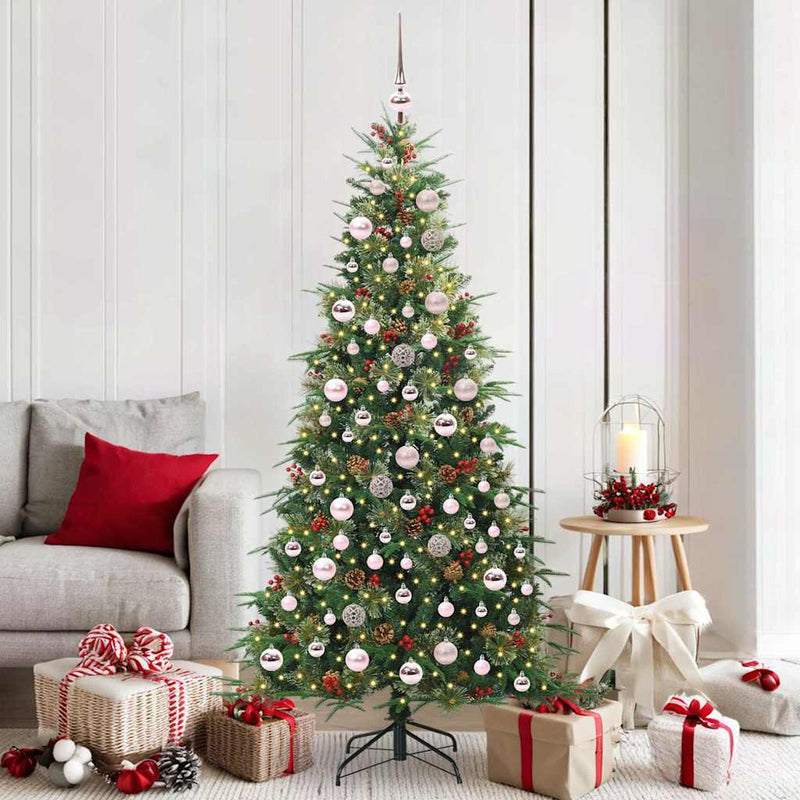 Load image into Gallery viewer, Vidaxl kunstmatige inklapbare kerstboom groen 180 cm pe en pvc