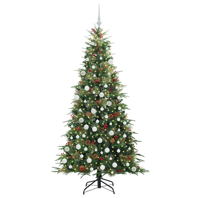 Load image into Gallery viewer, Vidaxl kunstmatige inklapbare kerstboom groen 180 cm pe en pvc