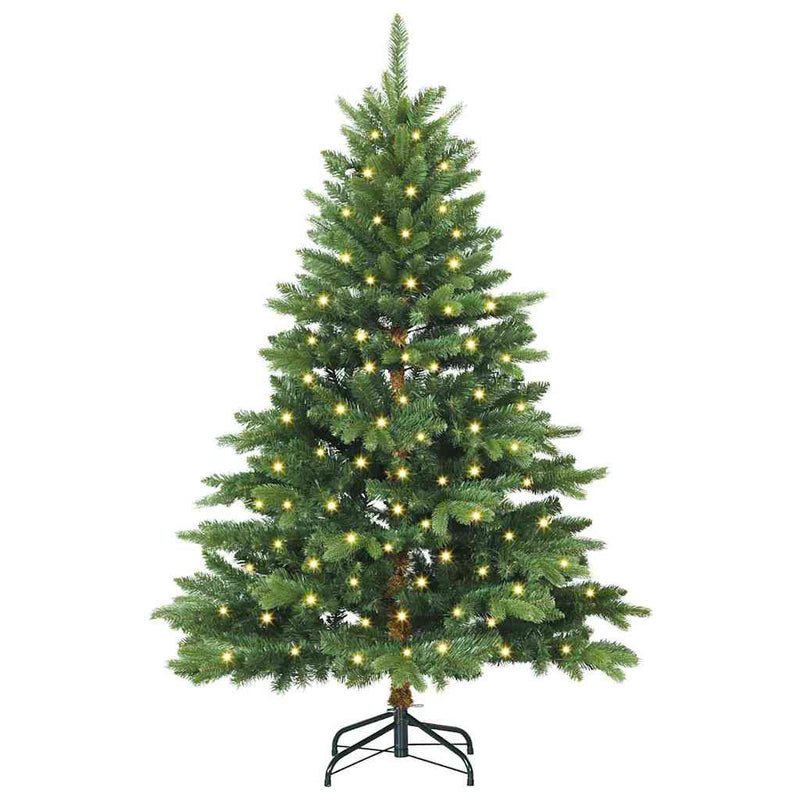 Load image into Gallery viewer, Vidaxl kunstkerstboom met 150 led met standaard groen 150 cm pe en pvc