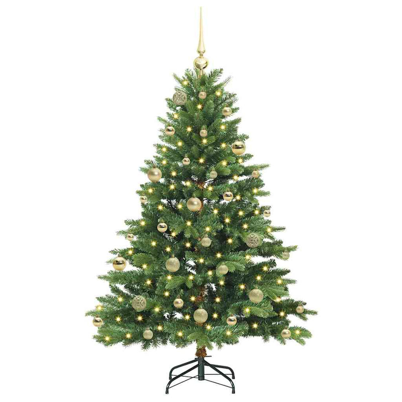 Load image into Gallery viewer, Vidaxl kunstkerstboom met 150 led met standaard groen 150 cm pe en pvc