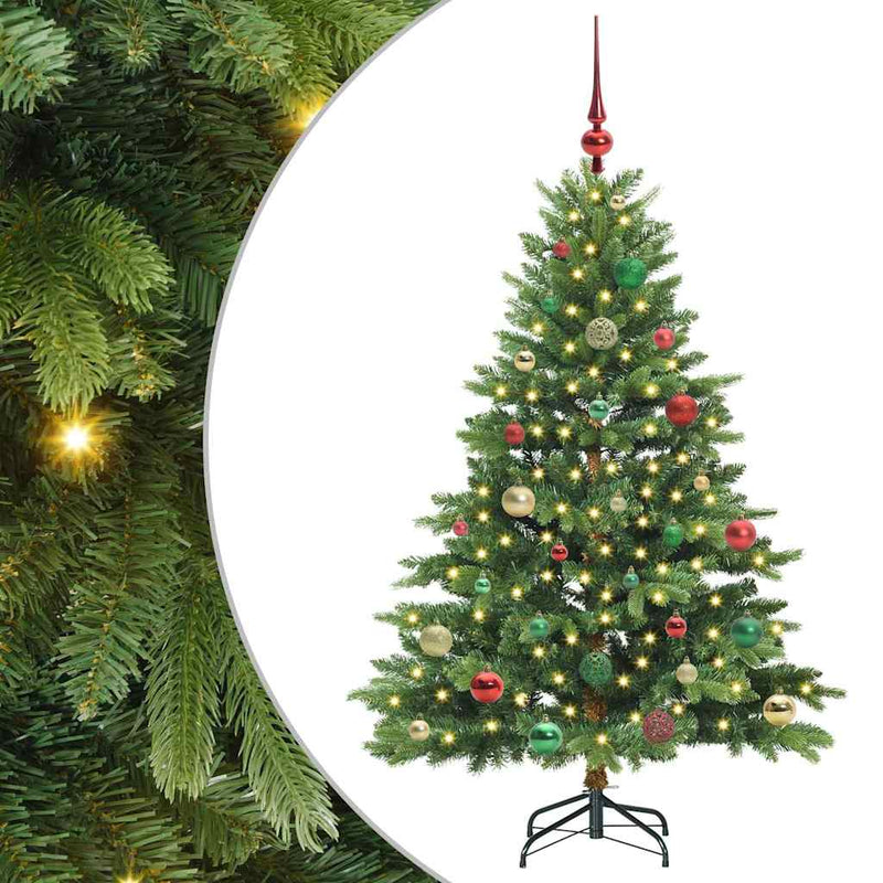 Load image into Gallery viewer, Vidaxl kunstkerstboom met 150 led met standaard groen 150 cm pe en pvc