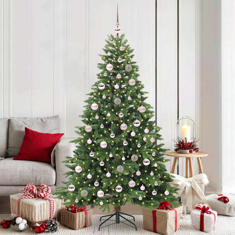 Load image into Gallery viewer, Vidaxl kunstkerstboom met 300 led met standaard groen 180 cm pe en pvc