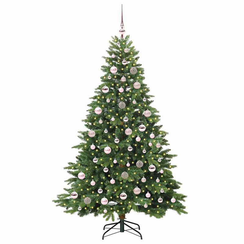 Load image into Gallery viewer, Vidaxl kunstkerstboom met 300 led met standaard groen 180 cm pe en pvc