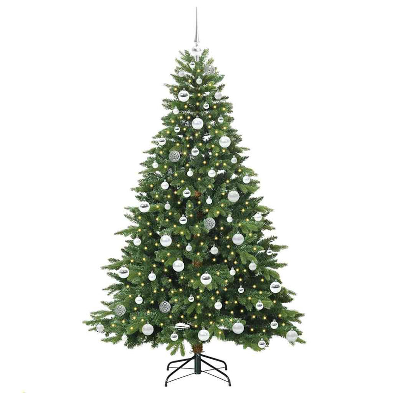 Load image into Gallery viewer, Vidaxl kunstkerstboom met 300 led met standaard groen 180 cm pe en pvc