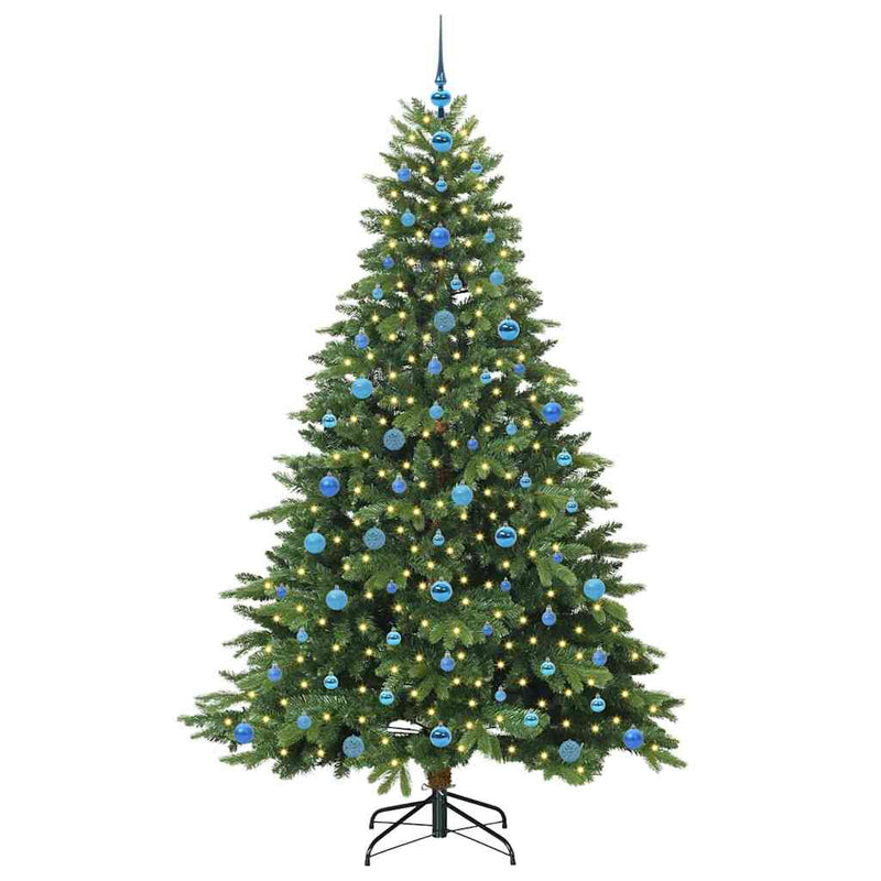 Load image into Gallery viewer, Vidaxl kunstkerstboom met 300 led met standaard groen 210 cm pe en pvc
