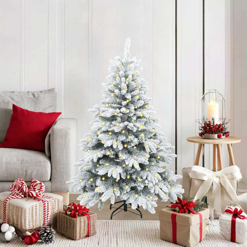 Load image into Gallery viewer, Vidaxl kunstkerstboom met 150 led met standaard wit 120 cm pe en pvc