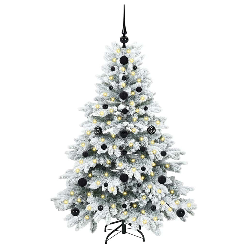 Load image into Gallery viewer, Vidaxl kunstkerstboom met 150 led met standaard wit 120 cm pe en pvc