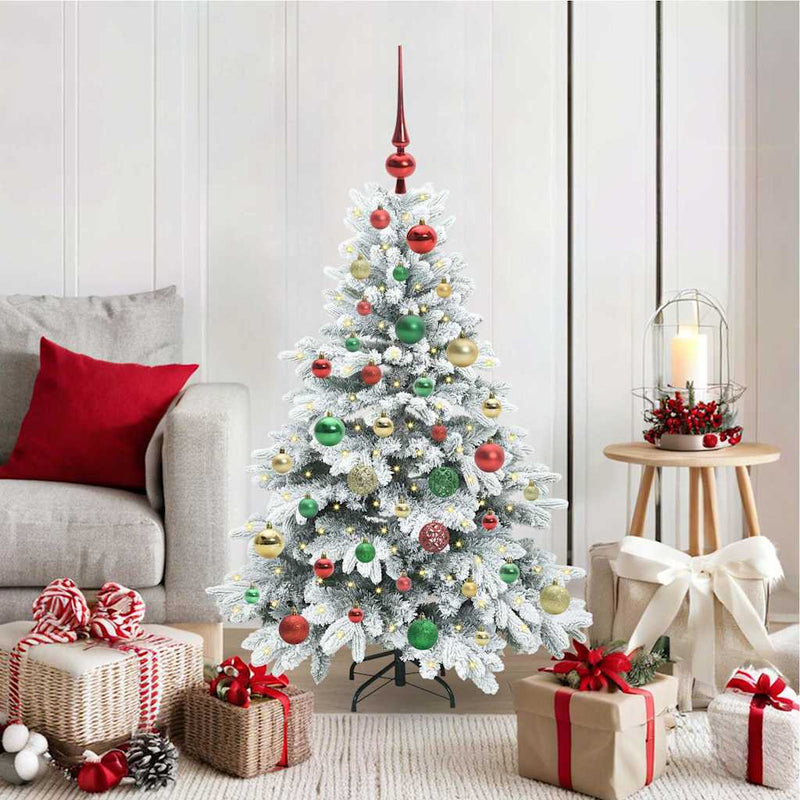 Load image into Gallery viewer, Vidaxl kunstkerstboom met 150 led met standaard wit 120 cm pe en pvc