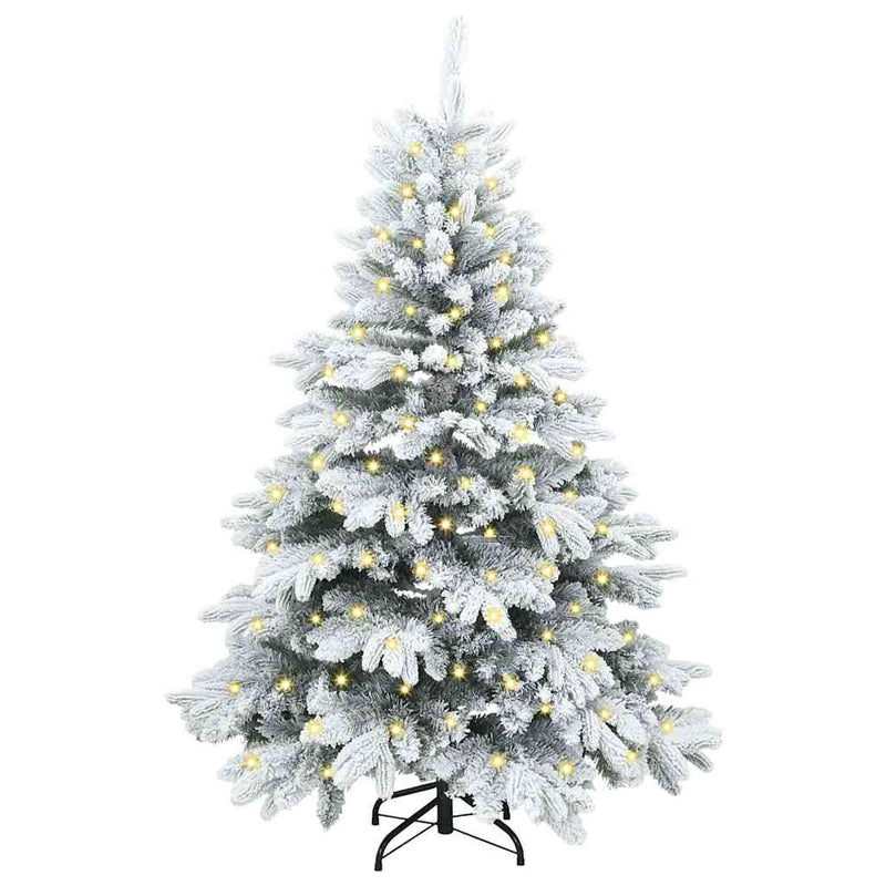 Load image into Gallery viewer, Vidaxl kunstkerstboom met 150 led met standaard wit 150 cm pe en pvc