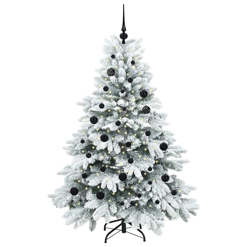 Load image into Gallery viewer, Vidaxl kunstkerstboom met 150 led met standaard wit 150 cm pe en pvc