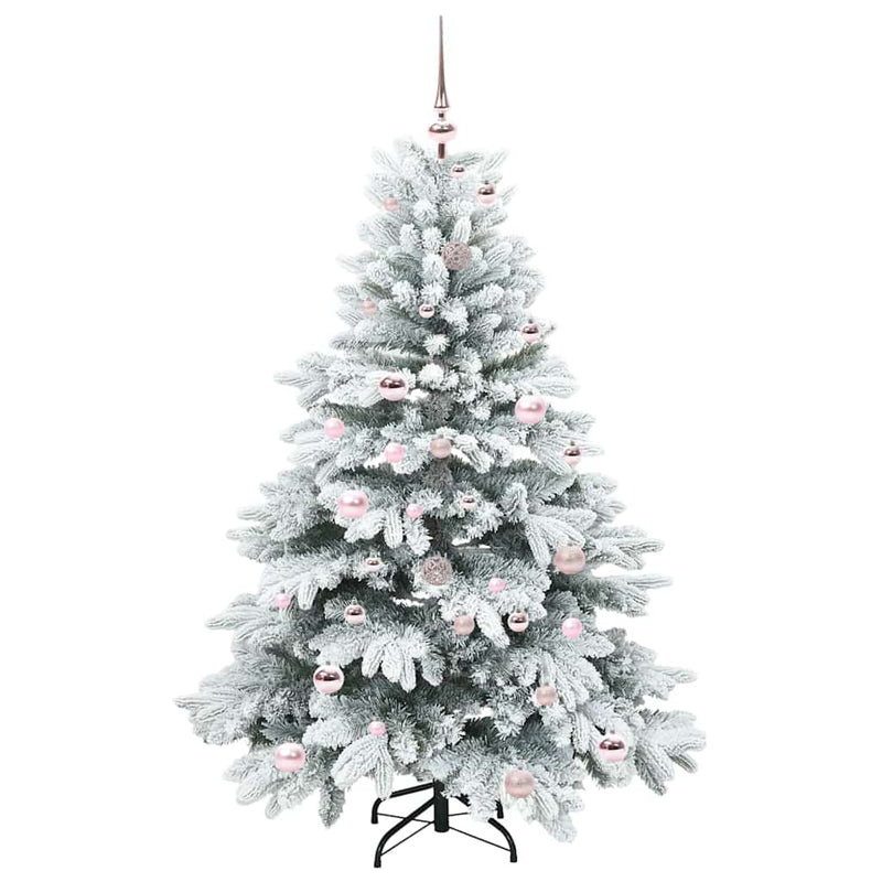 Load image into Gallery viewer, Vidaxl kunstkerstboom met 150 led met standaard wit 150 cm pe en pvc