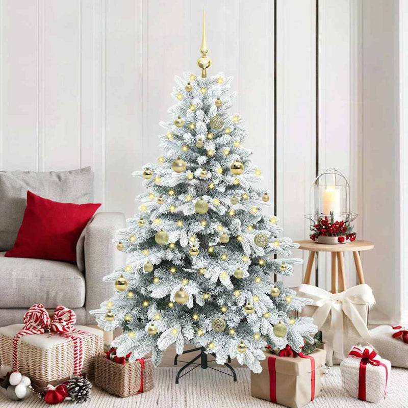 Load image into Gallery viewer, Vidaxl kunstkerstboom met 150 led met standaard wit 150 cm pe en pvc