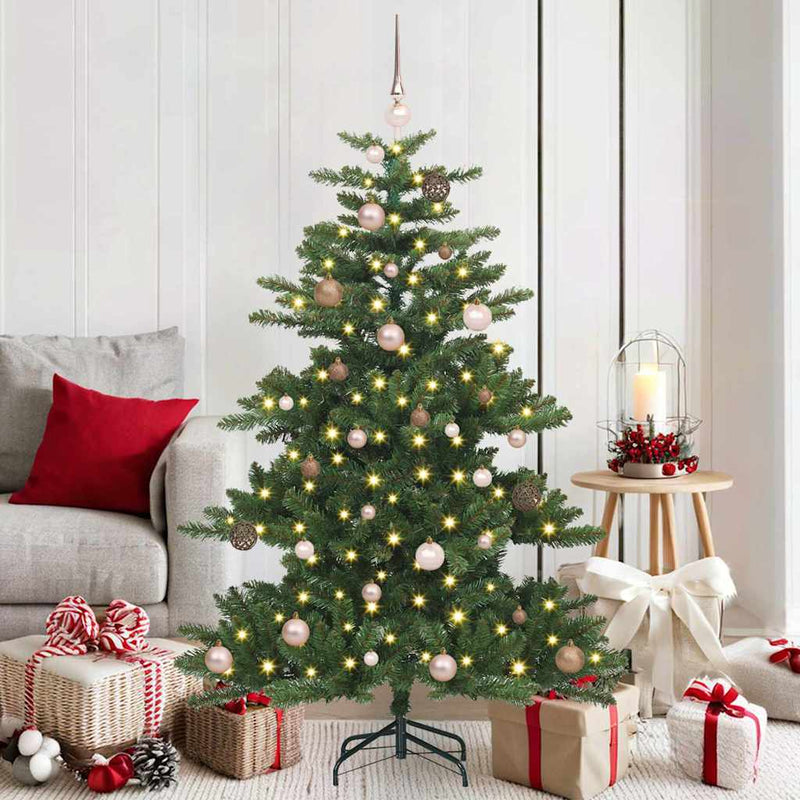 Load image into Gallery viewer, Vidaxl kunstmatige inklapbare kerstboom groen 150 cm pvc en staal